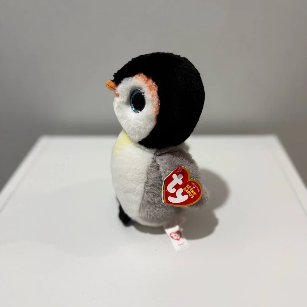 TY Beanie Boos BIG EYED PONGO THE PENGUIN 6